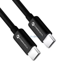   FORCELL kabel Tip C la Tip C QC4.0 3A/20V PD60W C338 3m negru
