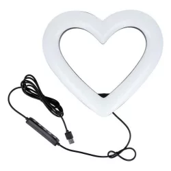   Lampa Led RING / Heart Stream RGB 10inch cu suport pentru mobil + trepied JM26-10
