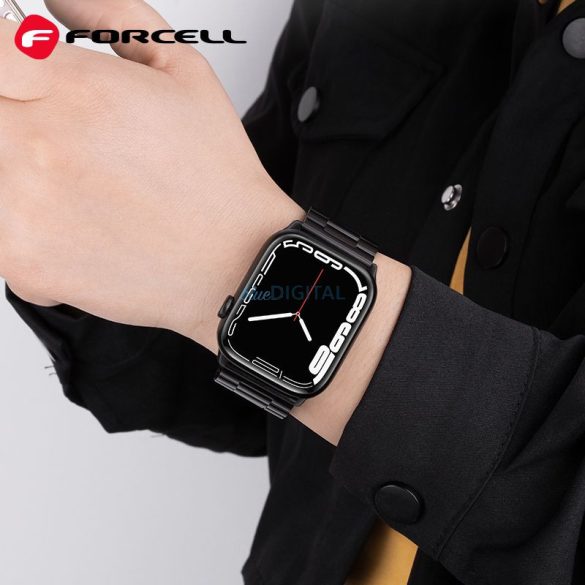 Curea FORCELL F-DESIGN FA10 pentru Apple Watch 38/40/41mm negru