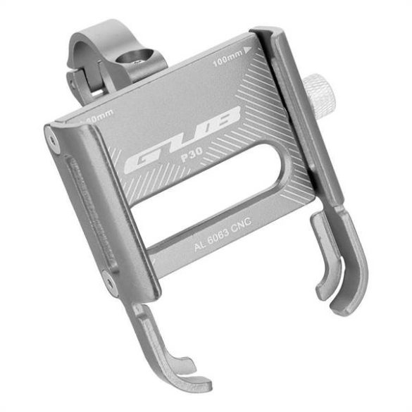 Suport bicicleta pentru telefon mobil GUB G30 Aluminiu argintiu