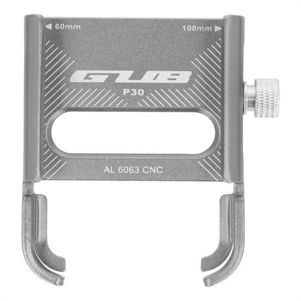 Suport bicicleta pentru telefon mobil GUB G30 Aluminiu argintiu