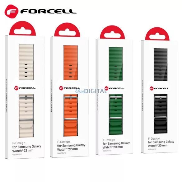 Curea FORCELL F-DESIGN FS01 pentru ceas Samsung 22mm verde verde