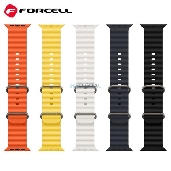 Curea FORCELL F-DESIGN FA12 pentru Apple Watch 38/40/41mm galben