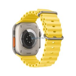   Curea FORCELL F-DESIGN FA12 pentru Apple Watch 42/44/45/49mm galben