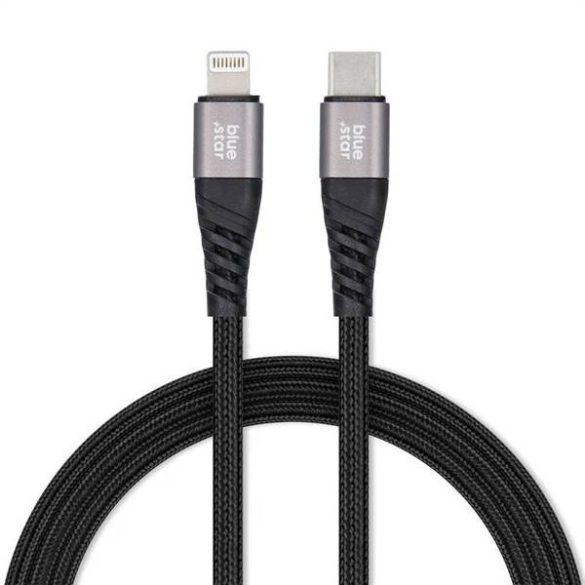 Cablu de date Blue Star - cu conector USB C la Lightning 2,4A