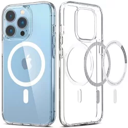   HUSĂ! - Husă transparentă Mag Cover compatibilă cu MagSafe pentru IPHONE 15 PLUS