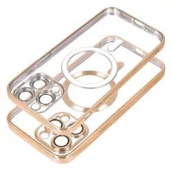   HUSĂ! - Electro Mag Husă husă compatibil cu MagSafe pentru IPHONE 15 PLUS auriu