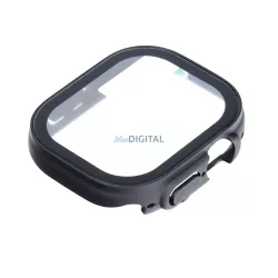   Husă Bestsuit cu sticlă hibridă pentru Apple Watch Ultra/Ultra 2 49 mm - neagră