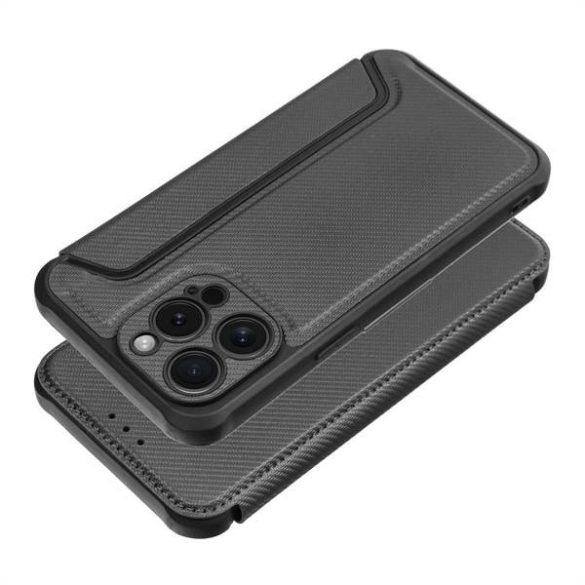 RAZOR Husă tip carte pentru IPHONE 15 Pro Max negru