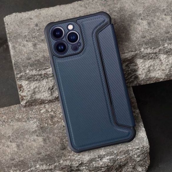 RAZOR Book pentru IPHONE 15 Plus albastru