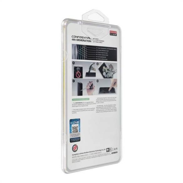 X-ONE Extreme Shock Eliminator a patra generație. Confidențialitate - pentru iPhone 15 Plus
