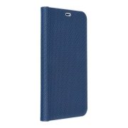 LUNA Husă tip carte Carbon pentru SAMSUNG S24 albastru