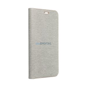 LUNA Book Gold pentru SAMSUNG S24 Ultra argintiu