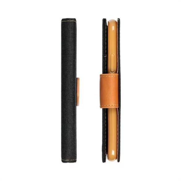 HUSĂ! - Husa carte CANVAS pentru SAMSUNG S24 Plus neagra