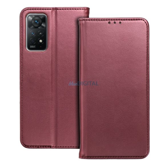 Husă Smart Magneto pentru MOTOROLA G54 burgundy