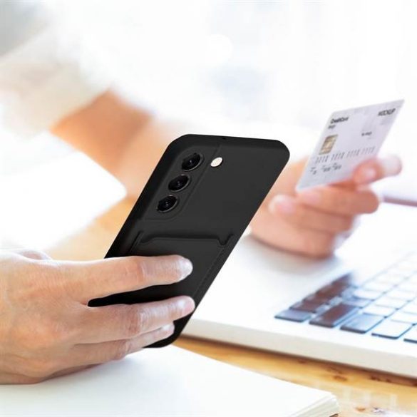Husa CARD pentru SAMSUNG S24 neagra