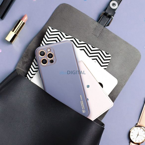Husa din PIELE pentru SAMSUNG Galaxy S24 PLUS albastra