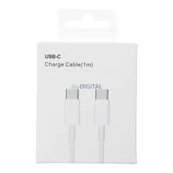 Cablu Tip C la Tip C 3.0 PD 30W HD26 BOX alb 1 metru