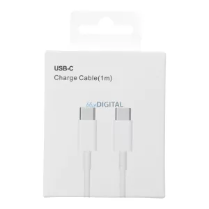 Cablu Tip C la Tip C 3.0 PD 30W HD26 BOX alb 1 metru