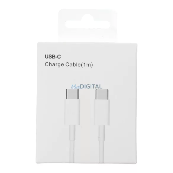 Cablu Tip C la Tip C 3.0 PD 30W HD26 BOX alb 1 metru