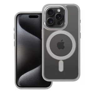 HUSĂ! - Husă Color Edge Mag Cover compatibilă cu MagSafe pentru IPHONE 15 PRO gri titan