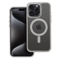   HUSĂ! - Husă Color Edge Mag Cover compatibilă cu MagSafe pentru IPHONE 15 PRO MAX gri titan