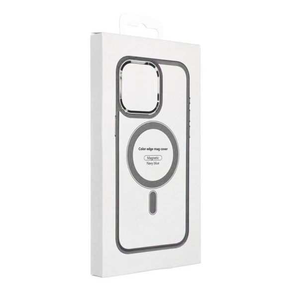 Husă Color Edge Mag Cover compatibilă cu MagSafe pentru IPHONE 15 PLUS gri titan