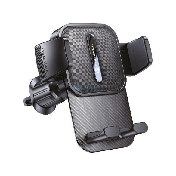 Suport auto FORCELL F-Grip GuardianAV pentru telefon la aerisire negru
