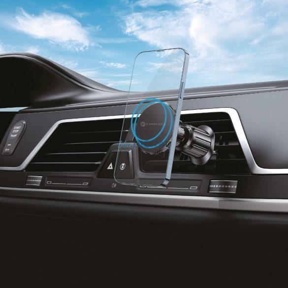 Suport auto FORCELL F-Grip MagElite pentru telefon la aerisire magnetic negru