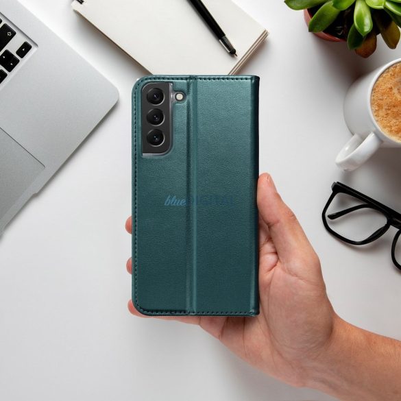 Smart Magneto husă carte pentru SAMSUNG A25 5G verde închis
