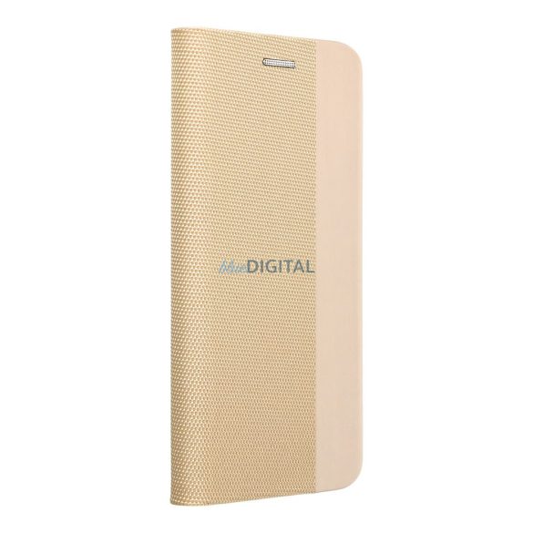 Husă tip carte SENSITIVE pentru SAMSUNG A25 aur