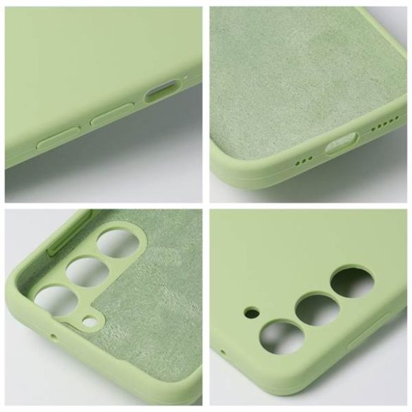 Husă Roar Cloud-Skin - pentru Samsung Galaxy S24 5G Verde deschis