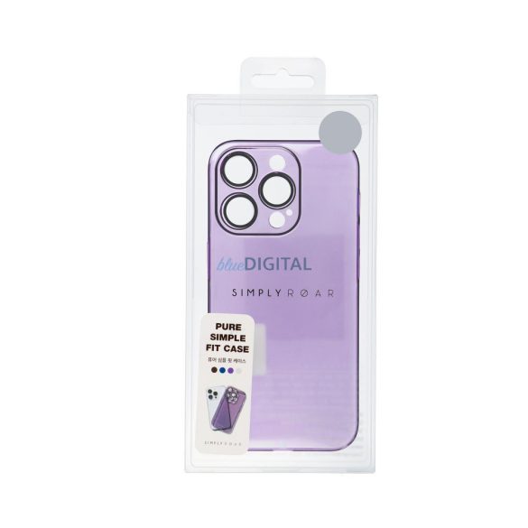 Husa Roar Pure Simple Fit - pentru iPhone 12 Pro violet
