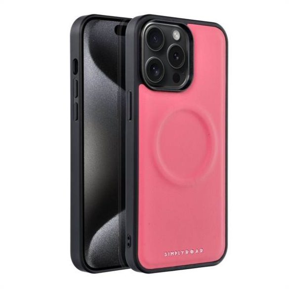 Husa Roar Mag Morning - pentru iPhone 15 Pro Max roz aprins
