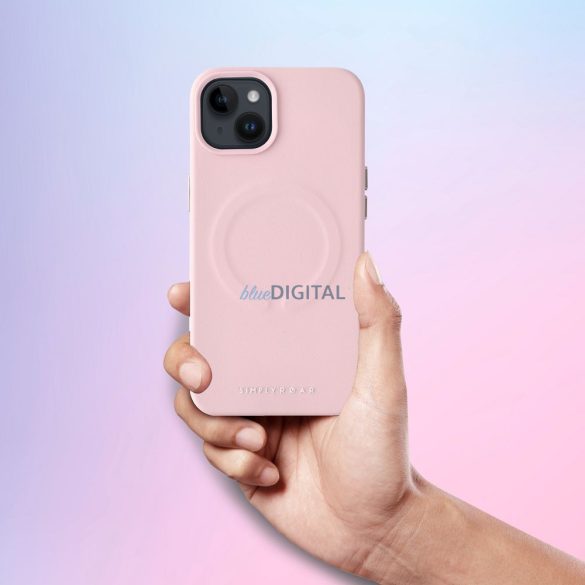 Husă Roar Piele Mag - pentru iPhone 14 Pro roz aprins