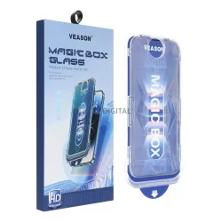   6D Pro Veason Easy-Install Glass - pentru Iphone 15 Pro Max negru