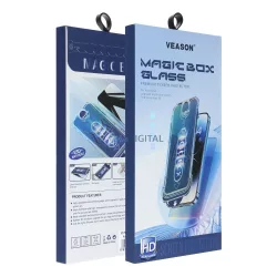   Sticla 6D Pro Veason Easy-Install - pentru Iphone 12 Pro Max negru