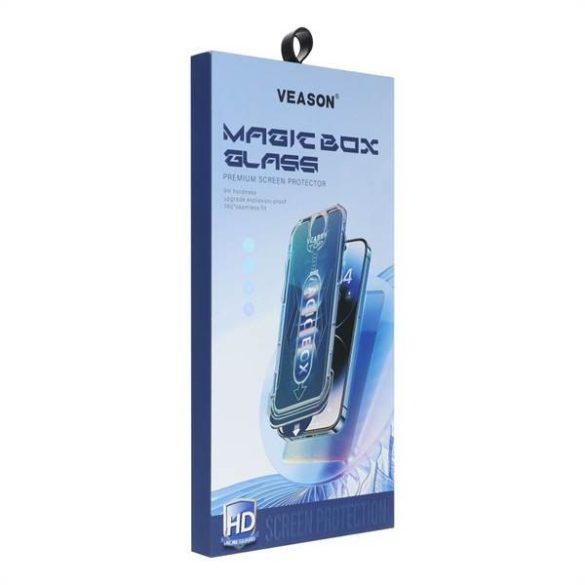 6D Pro Veason Easy-Install Glass - pentru Iphone XS Max negru