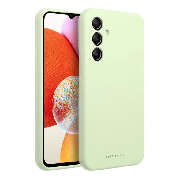 Husă Roar Cloud-Skin - pentru Samsung Galaxy A14 4G / A14 5G Verde deschis