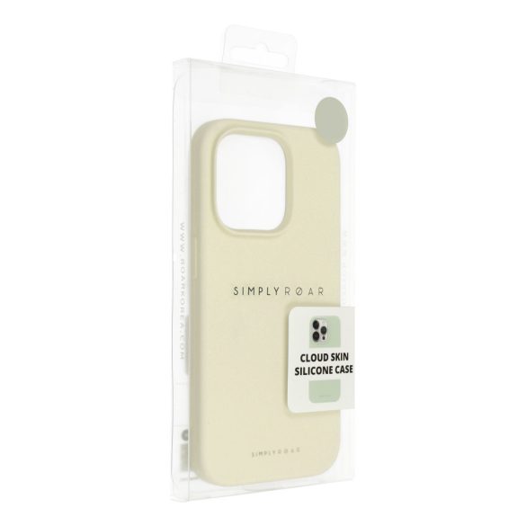 Husă Roar Cloud-Skin - pentru iPhone 12 Pro Max Galben deschis