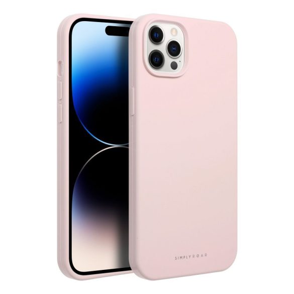 Husă Roar Cloud-Skin - pentru iPhone 12 Pro Max Roz deschis