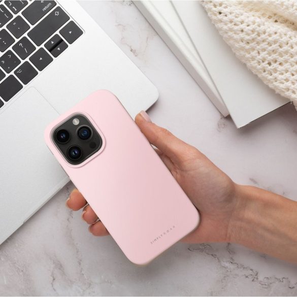 Husă Roar Cloud-Skin - pentru iPhone 12 Pro Max Roz deschis