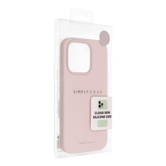 Husă Roar Cloud-Skin - pentru iPhone 12 Pro Max Roz deschis