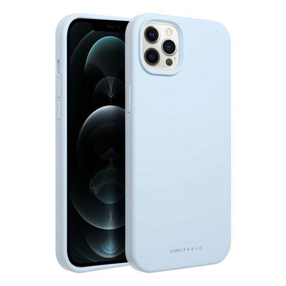 Husă Roar Cloud-Skin - pentru iPhone 12 Pro Albastru deschis