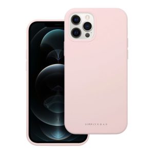 Husă Roar Cloud-Skin - pentru iPhone 12 Pro roz deschis