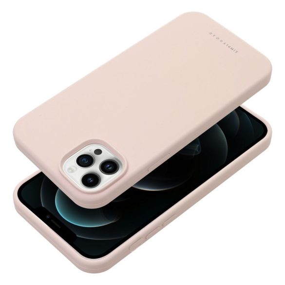 Husă Roar Cloud-Skin - pentru iPhone 12 Pro roz deschis