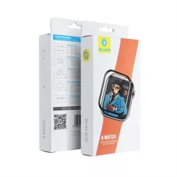   5D Mr. Monkey sticlă - pentru Apple Watch 7 / 8 / 9 45MM negru (Strong HD)