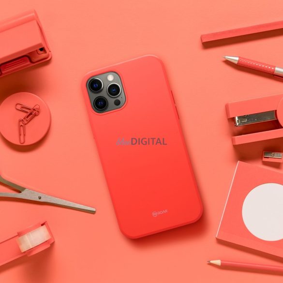 Husă Roar Colorful Jelly - pentru iPhone 14 roz piersică