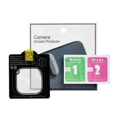   Folie securizată 5D Full Glue Camera - pentru iPhone 14 Pro Transparent