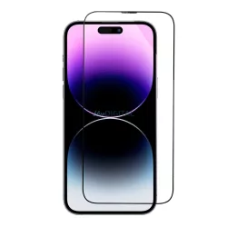   Folie securizată 5D Full Glue pentru iPhone 12 Pro negru + aplicator